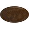 Ekena Millwork Juniper Ceiling Medallion (Fits Canopies up to 7"), Hand-Painted Root Beer Crackle, 36"OD x 1 1/2"P CM36JURBC - alternate 2